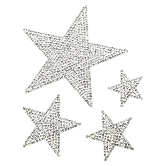 1 Set Rhinestone Star Car Decals Self-Adhesive Car Decoration Stickers for Auto Styling and Personalization