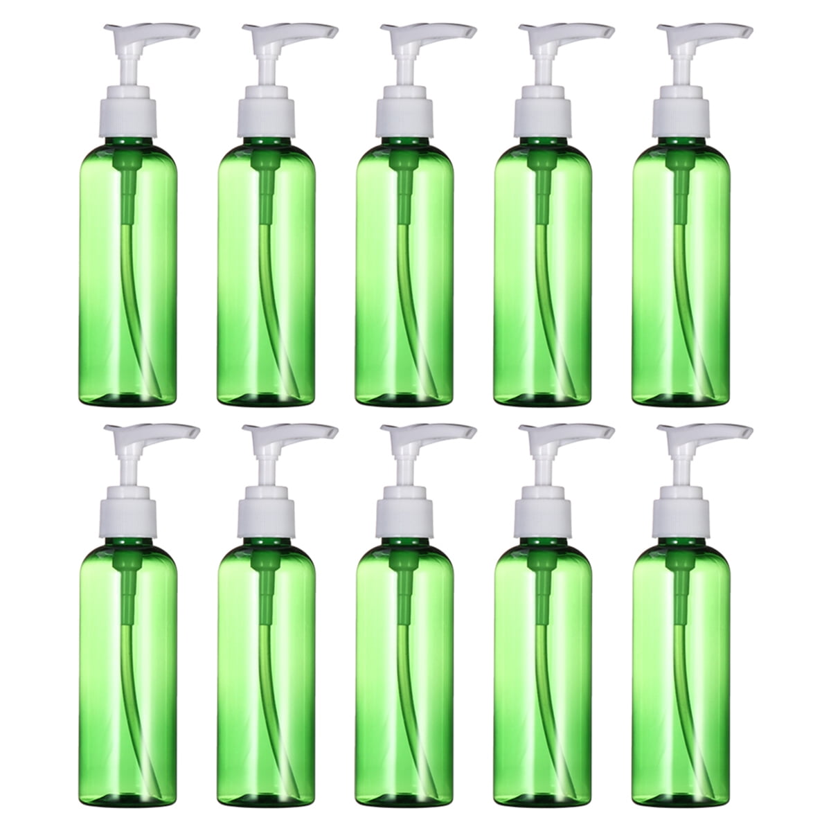 Stri 10 Pcs 100ml Plastic Empty Bottles Empty Shampoo Pump Bottles