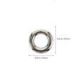thumbnail image 1 of Stri 100pcs Curtain Grommets Curtain Eyelet Ring Low Noise Brass Roman Ring, 1 of 7