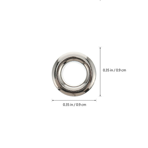 Stri 100pcs Curtain Grommets Curtain Eyelet Ring Low Noise Brass Roman Ring