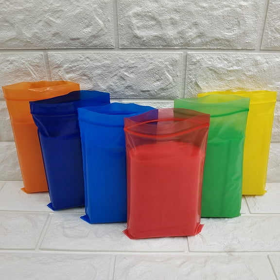 Stri 100pcs Orange Sealing Bag Zipper Zealed Pouch Plastic Bag Dispenser Bags Reclosable Storage Bag for Food Snack