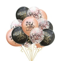 Stri 15pcs Latex Balloons Party Decoration Confetti Printed Balloons Backdrop Decorations Party Supplies