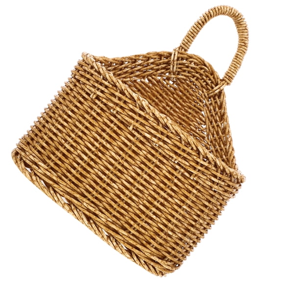 Stri 1Pc Woven Storage Basket Hanging Basket Kitchen Ginger Garlic Storage Basket