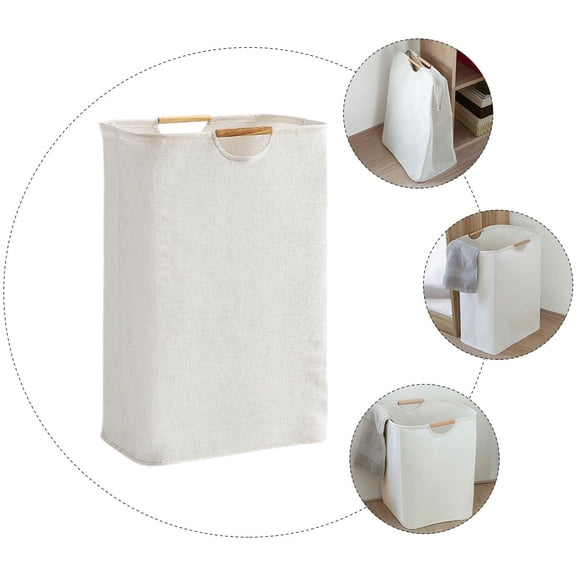 Stri 1pc Household Laundry Basket Handheld Laundry Dirty Clothes Bag Laundry Bag