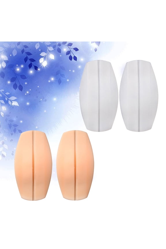 Stri 2 Pairs Shoulder Girdle Pads Bra Strap Cushion Silicone Decompression Pad Anti-Slip Shoulder Pads