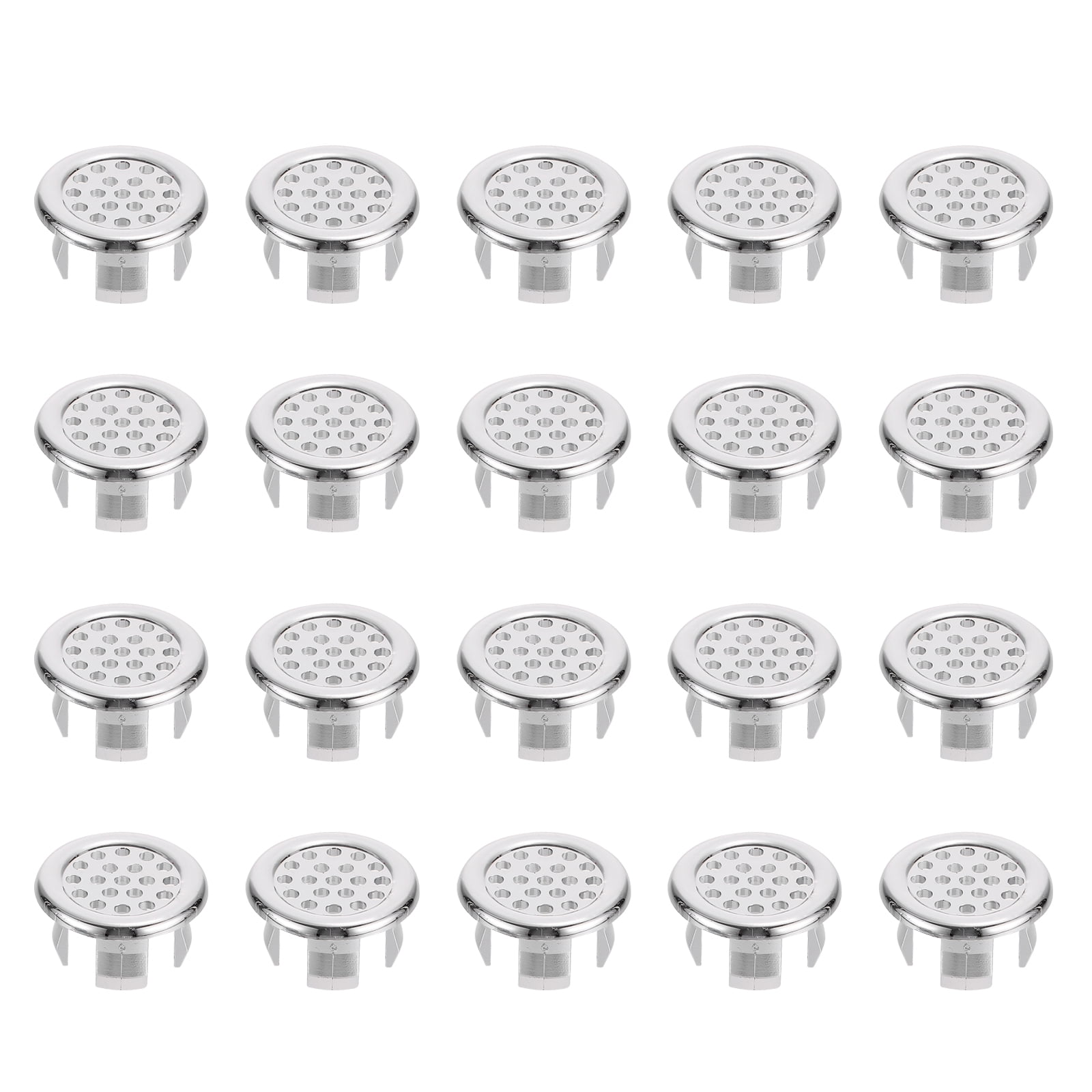 Stri 20pcs Bathroom Sink Basin Overflow Cover Replacement Sink Basin