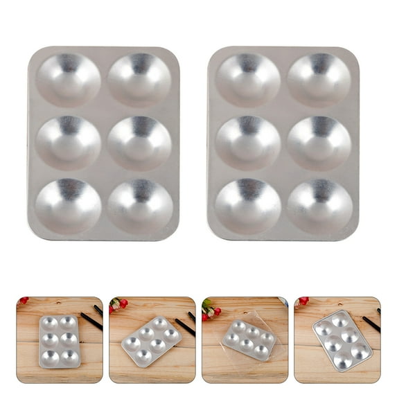 Stri 2Pcs Aluminum Painting Plates Students Painting Pallets Color Mixing Boards
