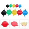 Stri 40pcs Iron Bucket Covers Gallon Barrel Seal Covers Gallon Drum