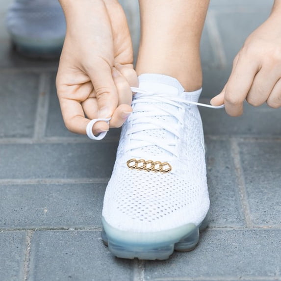 4Pcs Shoelace Buckle Decorative Shoe Clip for Women in Assorted Colors