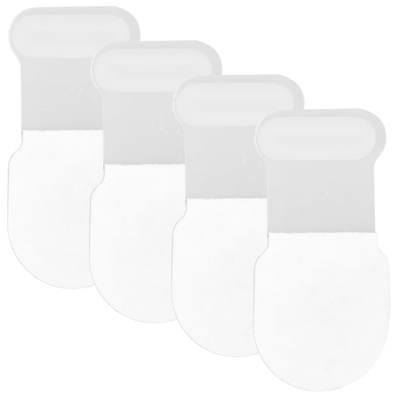 OUNONA Durable Silicone Phone Port Plugs Self Adhesive Anti Dust Charging Protector for Type C 4pcs