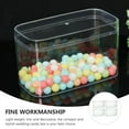 thumbnail image 1 of OUNONA White Plastic Candy Containers for Storage Use Sturdy and 4pcs, 1 of 7