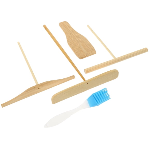 Stri 5pcs Pancake Rakes Spreading Tools Omelet Cooking Utensils Random Color