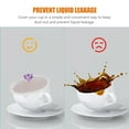 thumbnail image 1 of SASABAXI Purple Silicone Lid Maintain Drink Warm For Cup Home Use 6Pcs 4.32X4.32X0.08in, 1 of 7