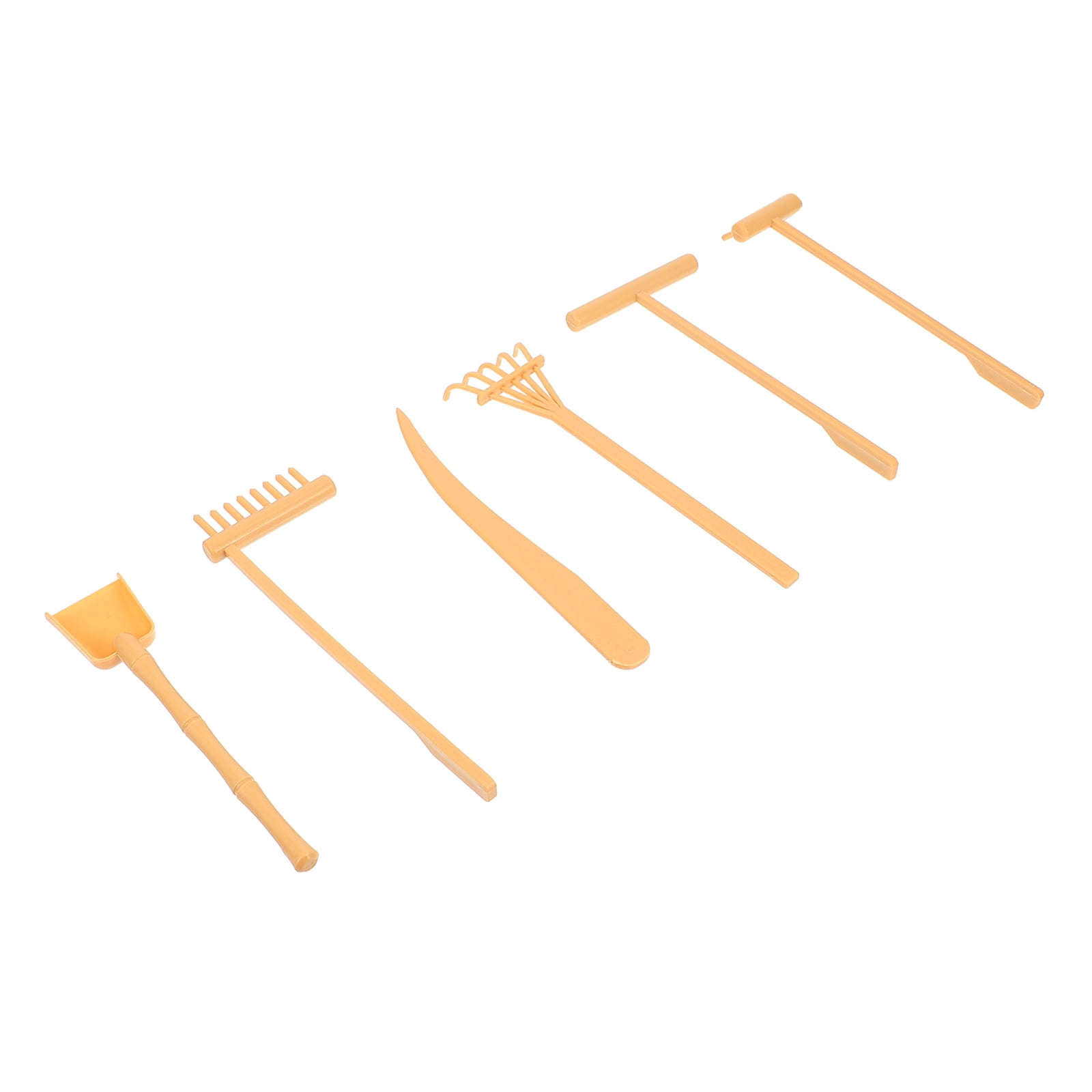 Stri 6pcs Zen Rake Tools Sand Smoothing Rake Sand Rake Push Tools Mini ...