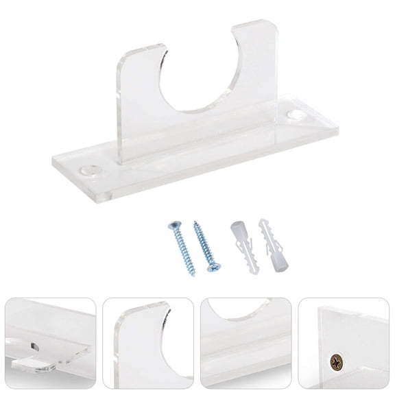 Stri Acrylic Baseball Bat Holder Wall Softball Bracket Vertical Baseball Bat Stand