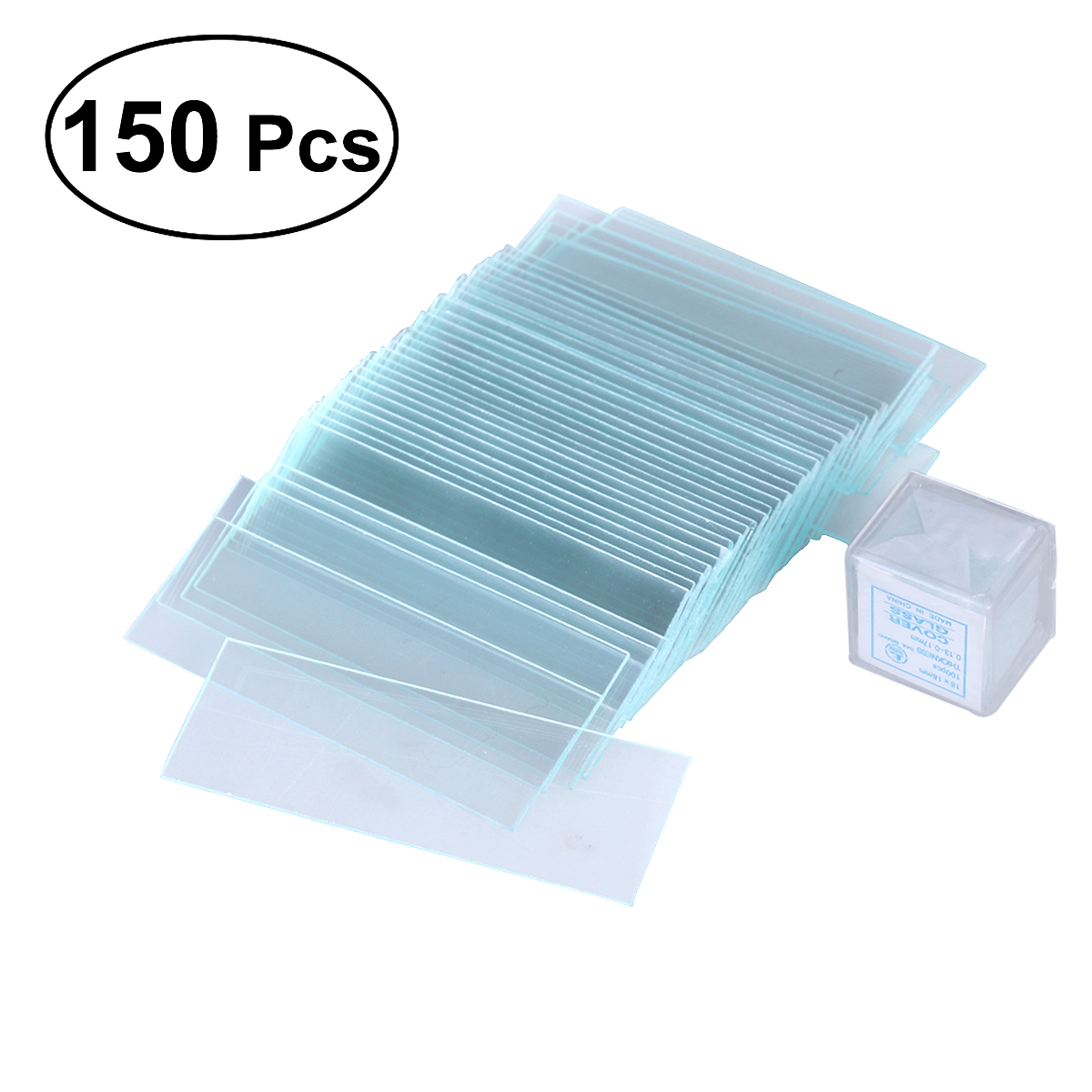 Stri Blank Microscope Slides and Square Cover Glass for for Optical