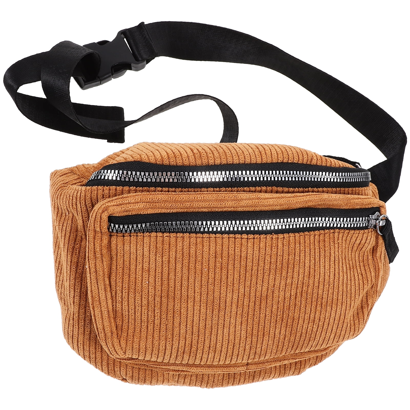 Light Blue Casual Chest Bag - Water-Resistant Compact Waist Pack for Women with Adjustable Strap