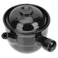 thumbnail image 1 of SASABAXI Ceramic Medicine Jar Black For Heat Storage 1Pack 8.84X8.06X6.68in, 1 of 7