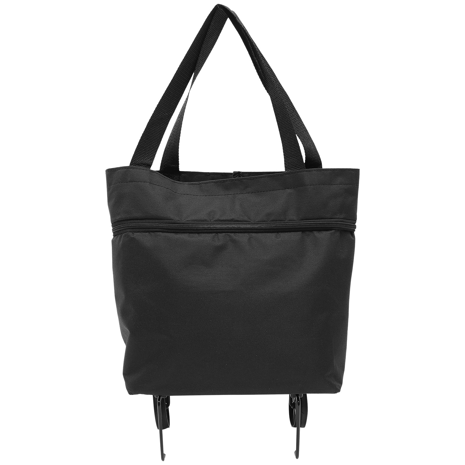 Stri Collapsible Trolley Bag Folding Shopping Bag with Wheels Foldable