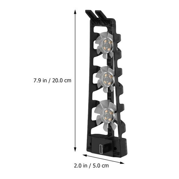 Stri Cooling Fan Compatible for PS5 LED Air Cooler with USB Docking Station