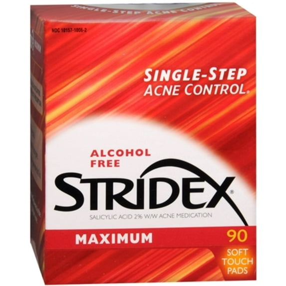 Stri-Dex Daily Care Maximum Pads 90 Each (Pack of 6)