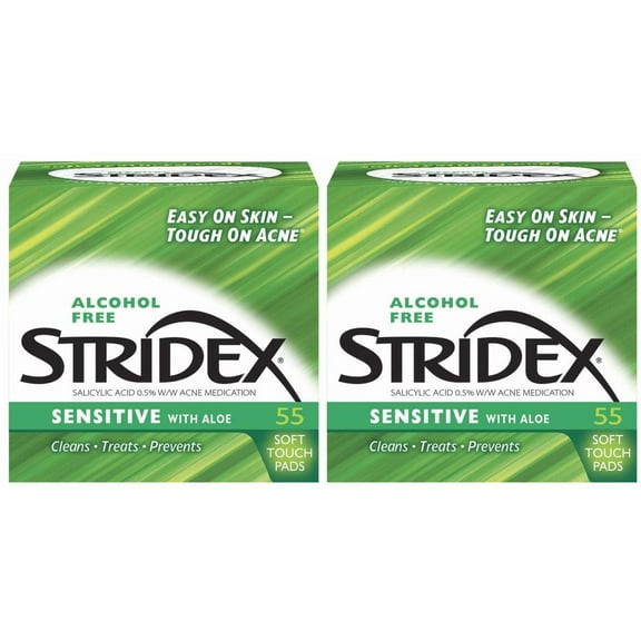 Stri-Dex Medicated Pads, Sensitive,2 Count