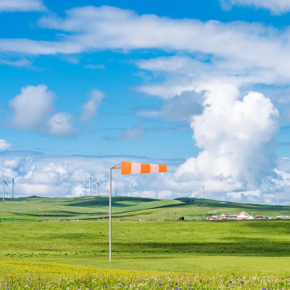 Hanging Reflective Windsock 1 Set Outdoor Wind Direction Measurement Bag