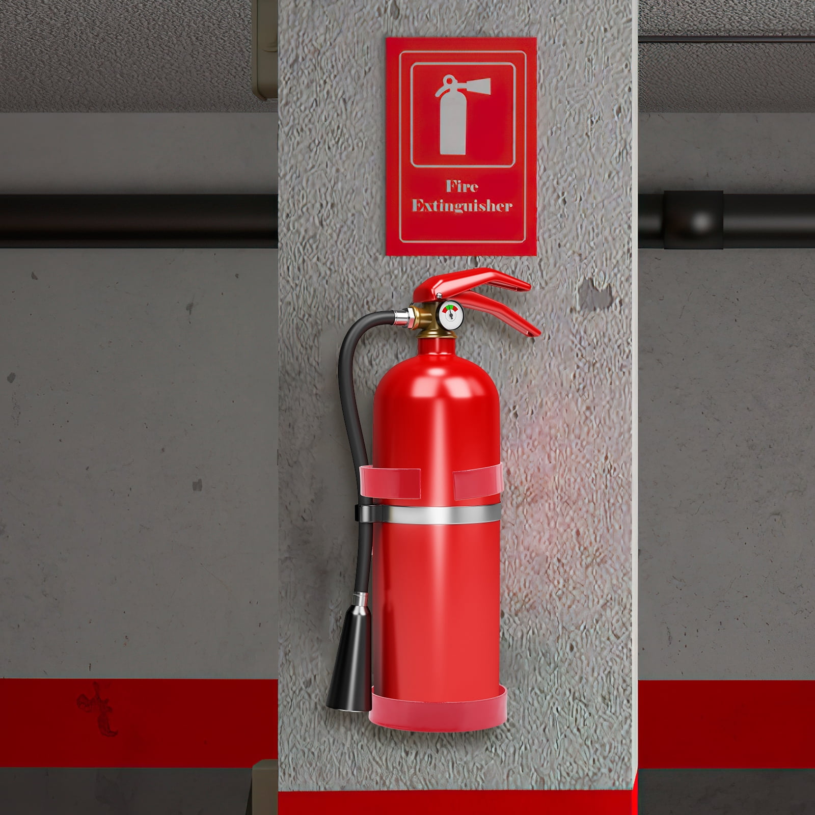 Stri Heavy Duty Fire Extinguishers Bracket Metal Fire Extinguisher