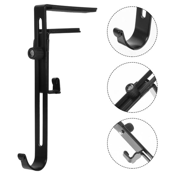 SASABAXI Mantle Stocking Hooks Christmas Design 2Pcs Black