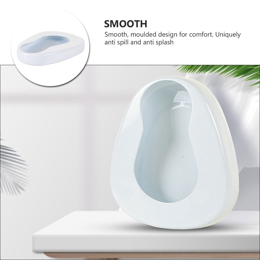 Stri Portable Smooth Urinal Bedpan Seat Urinal for Bedridden Patient Men Women Care