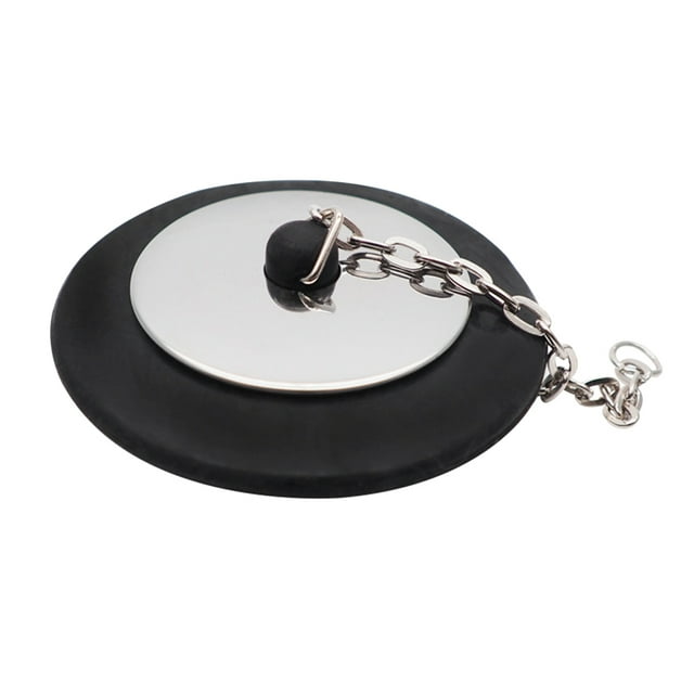 Stri Rubber Choke Bathtub Drain Stopper with Chain Bath Plug Drain Tub
