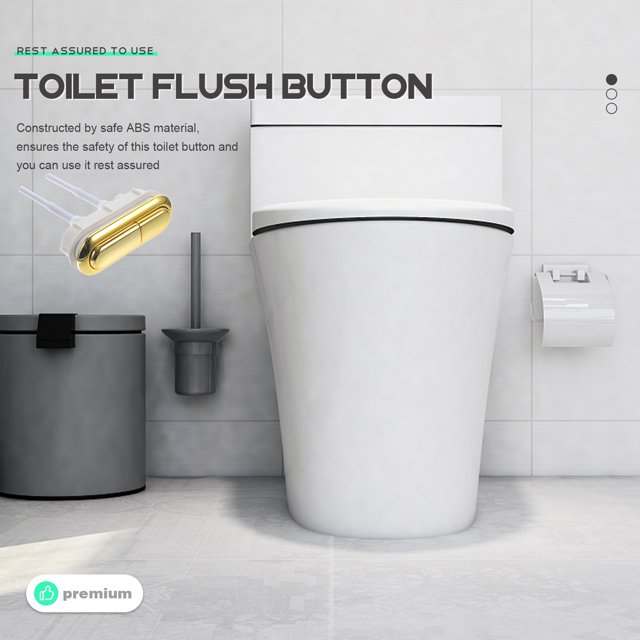 Stri Toilet Water Tank Button Plastic Dual Flush Button Bathroom Toilet