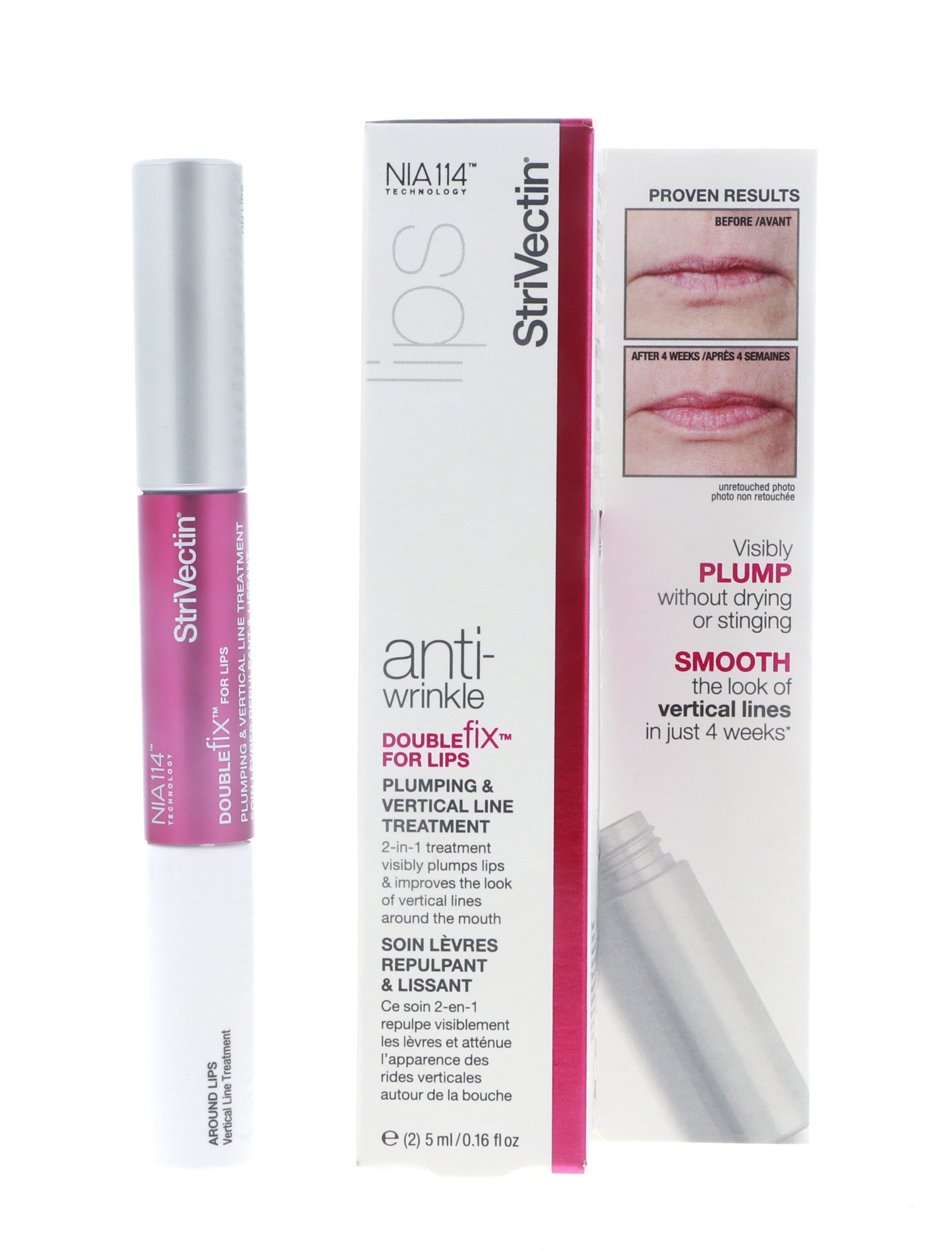 StriVectin Double Fix For Lips Plumping \u0026 Vertical Line Treatment, 0.16 oz
