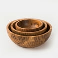 thumbnail image 1 of Stria Acacia Wood Bowls, 1 of 2