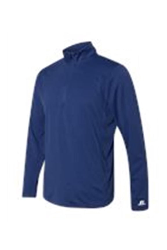 Striated Quarter-Zip Pullover