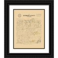 thumbnail image 1 of Strickland 20x24 Black Ornate Wood Framed with Double Matting Museum Art Print Titled - Stephens County Texas - Strickland 1870, 1 of 4