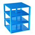 thumbnail image 1 of Strictly Briks 4 Pack Classic Stackable Baseplates 10x10 in, Building Bricks Plates with 32 x 32 Studs, Towers, Shelves, 100% Compatible with All Major Brands, 4 Plates & 30 Stackers, Blue, 1 of 6