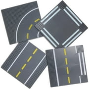 Strictly Briks Baseplates 10  x 10  Building Brick Base Plate Toy Kit Building Bases for City Roads