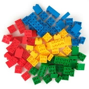 Strictly Briks - Big Briks Set - 84 Pieces - Blue, Green, Red, Yellow - Large Building Blocks for Ages 3 and Up