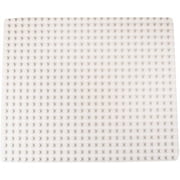 Strictly Briks Classic Big Briks Baseplate 100% Compatible with All Major Brands | Large Pegs for Toddlers | 13.75" x 16.25" Building Brick | Tight Fit Stackable Base Plate | White