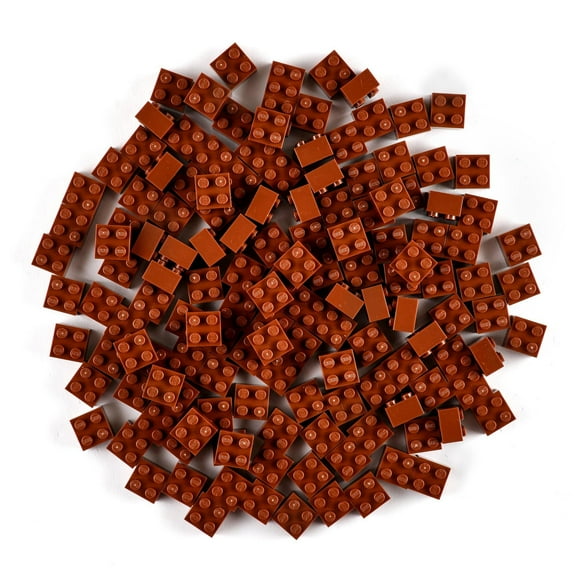 Strictly Briks Classic Bricks Starter Kit, Brown, 144 Pieces, 2x2 Inches, Building Creative Play Set for Ages 3 and Up, 100% Compatible with All Major Brick Brands