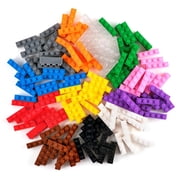 Strictly Briks Classic Bricks Starter Kit, White, 144 Pieces, 1x2 Inches, Building Creative Play Set for Ages 3 and Up, 100% Compatible with All Major Brick Brands