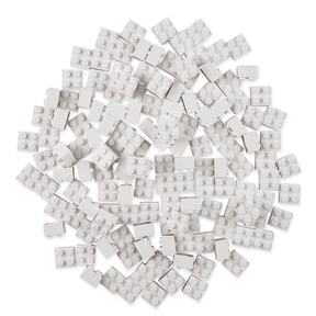 Strictly Briks Classic Bricks Starter Kit, White, 144 Pieces, 2x2 Inches, Building Creative Play Set for Ages 3 and Up, 100% Compatible with All Major Brick Brands