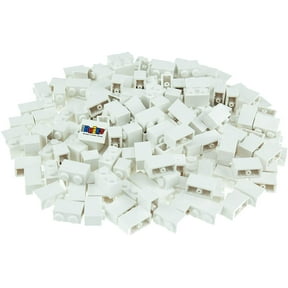 Strictly Briks Classic Briks Building Starter Kit - 100% Compatible with All Major Brick Brands - 1x2, White, 192 Pieces, White