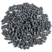 Strictly Briks Classic Flat Bricks Starter Kit, Gray, 288 Pieces, 1x2 Inches, Building Creative Play Set for Ages 3 and Up, 100% Compatible with All Major Brick Brands