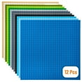 thumbnail image 1 of Strictly Briks Classic Stackable Baseplates, For Building Bricks, Bases for Tables, Mats, and More, 100% Compatible with All Major Brands, Nature Colors, 12 Pack, 10x10 Inches, 1 of 6