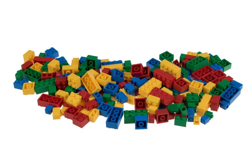 Strictly Briks Toy Building Block, Blue, Green, Red, and Yellow, 216