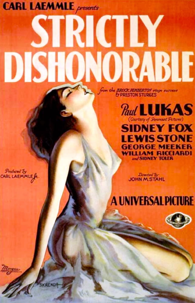 Strictly Dishonorable Canvas Art -  (11 x 17)