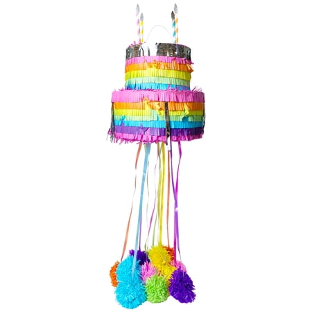 Strictly Fancy 2 Tier Cake Pinata, Multicolor
