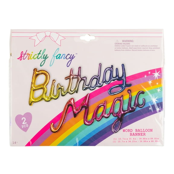 Strictly Fancy 22" Foil Balloon Banner